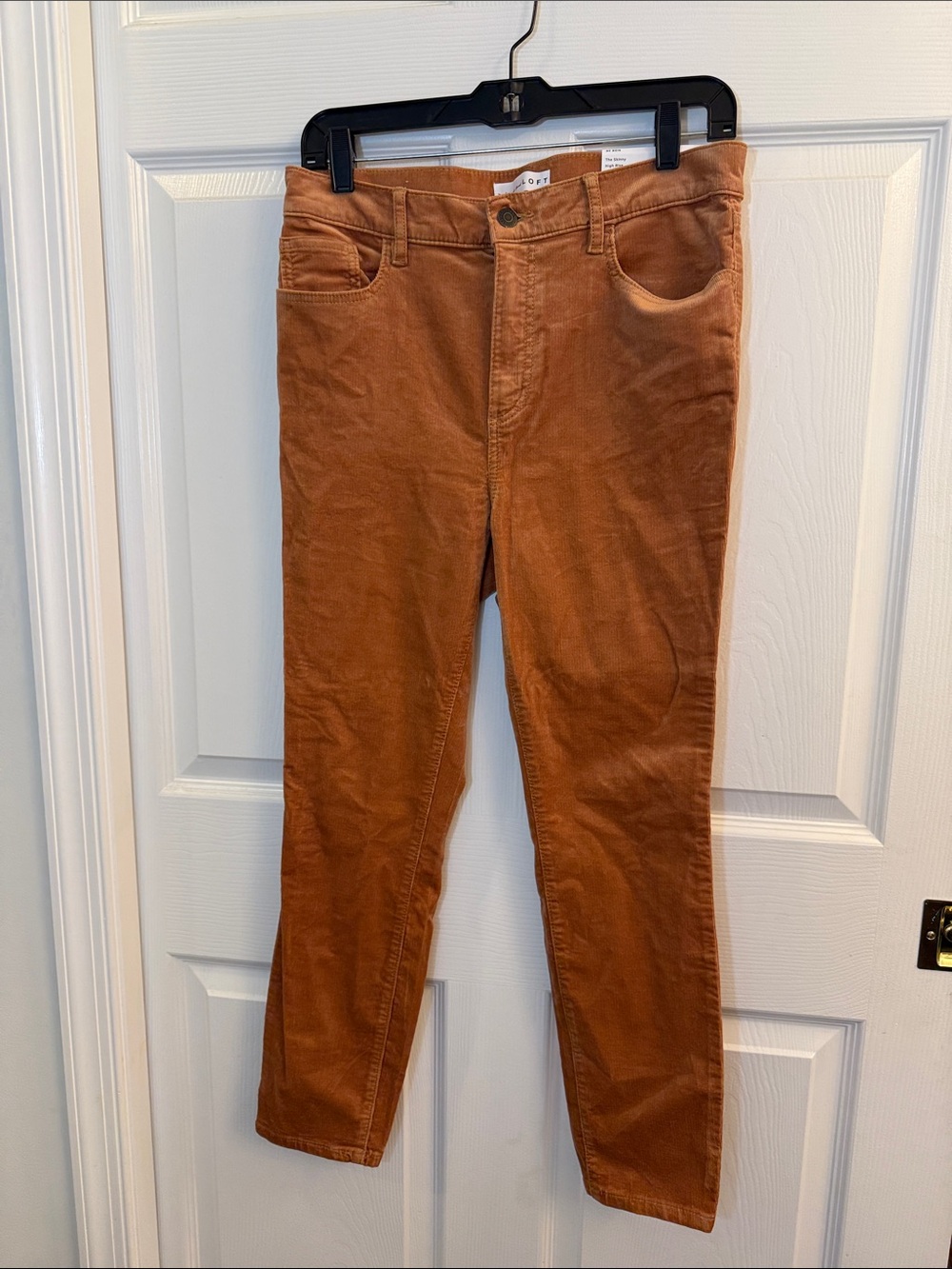 LOFT Women’s Rust Orange Skinny Jeans